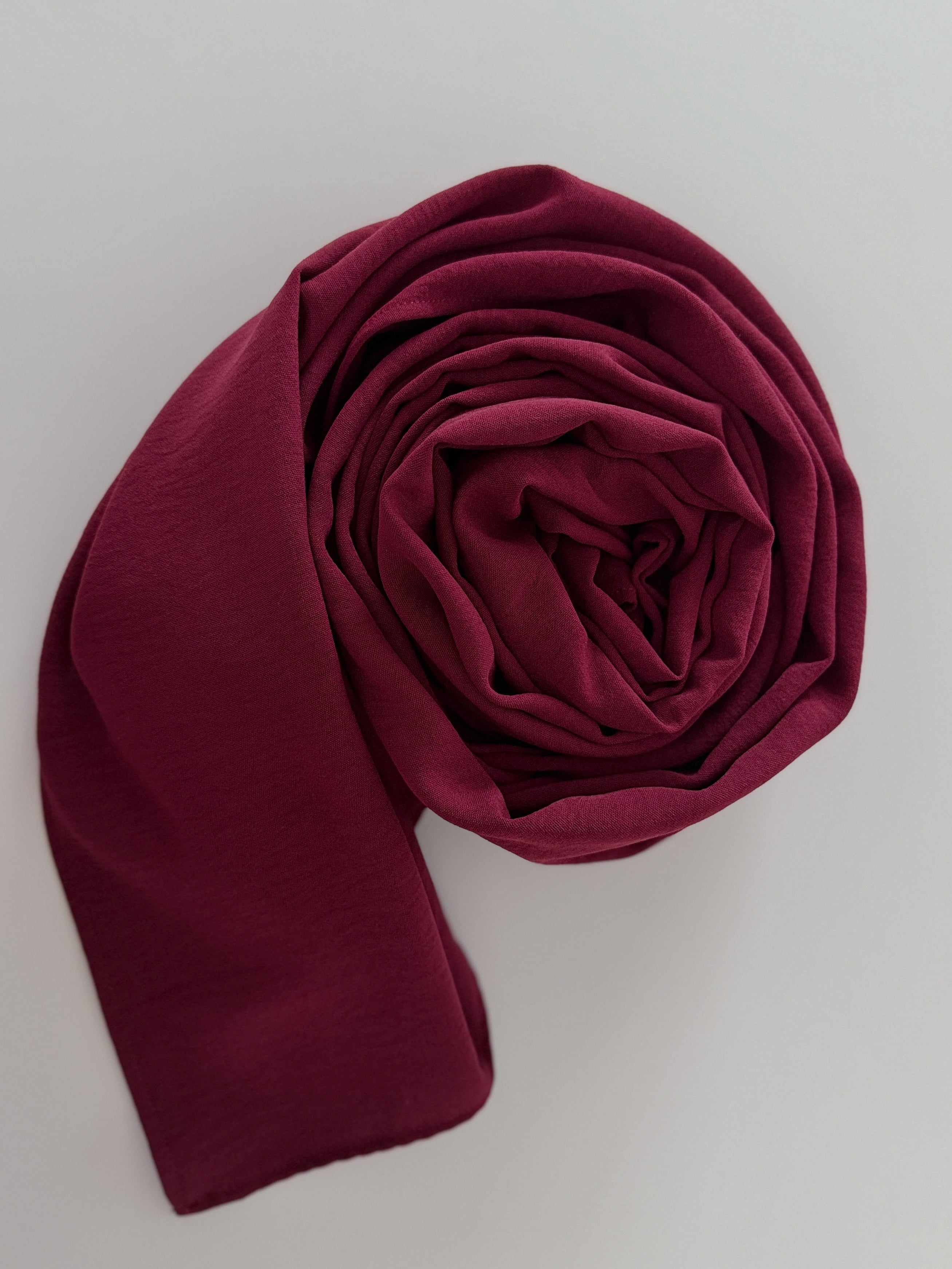 Hijab - Burgundy Red
