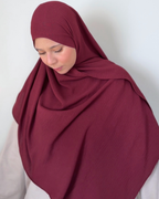 Hijab - Cerise noire