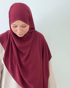 Hijab - Burgundy Red