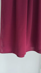 Hijab - Burgundy Red