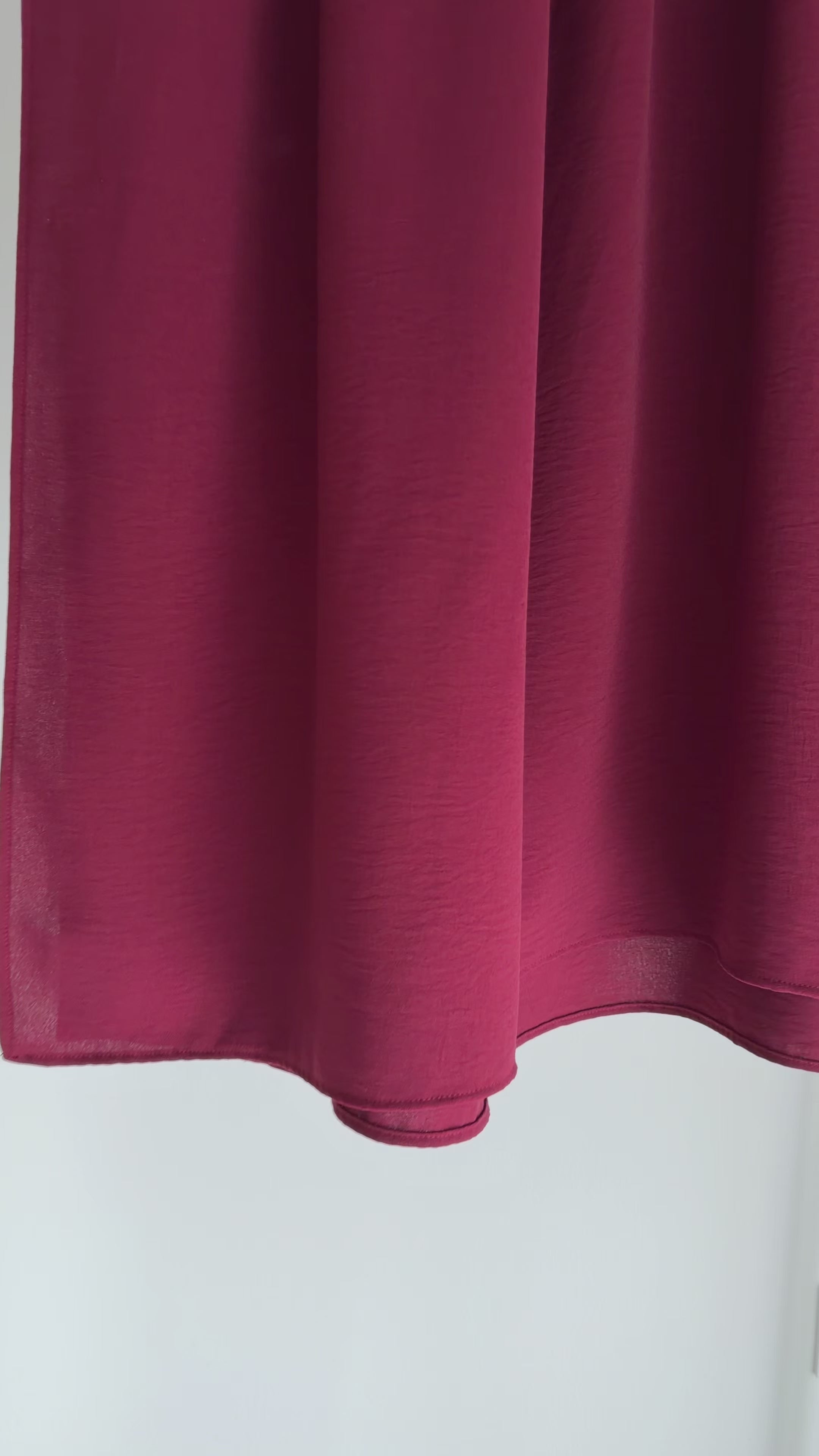 Hijab - Burgundy Red